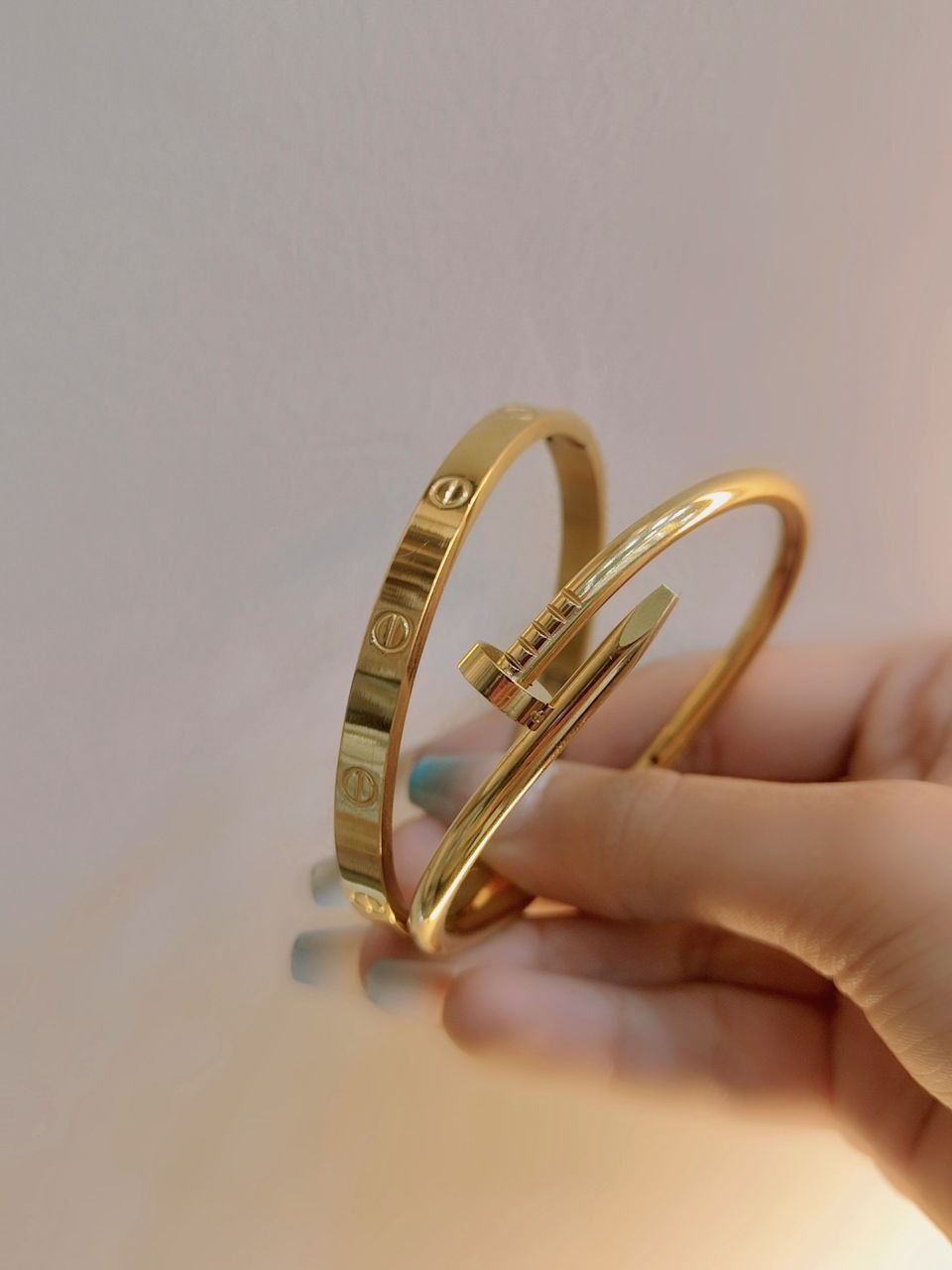 Cartier + nail bracelet