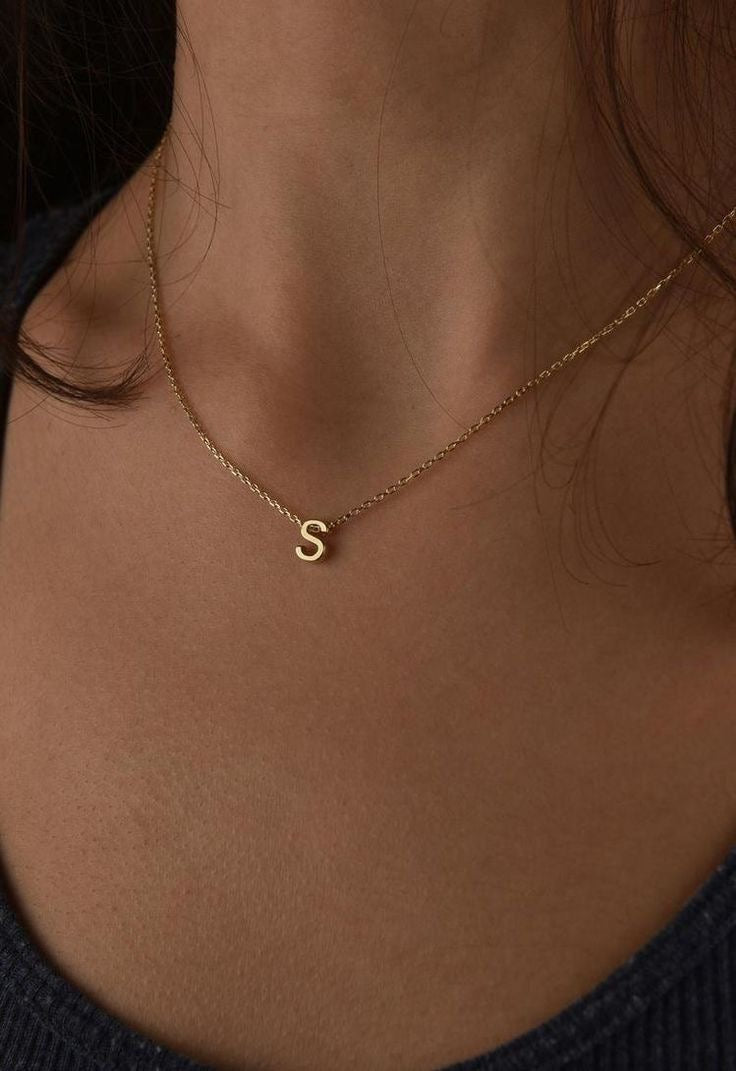 Initial necklace