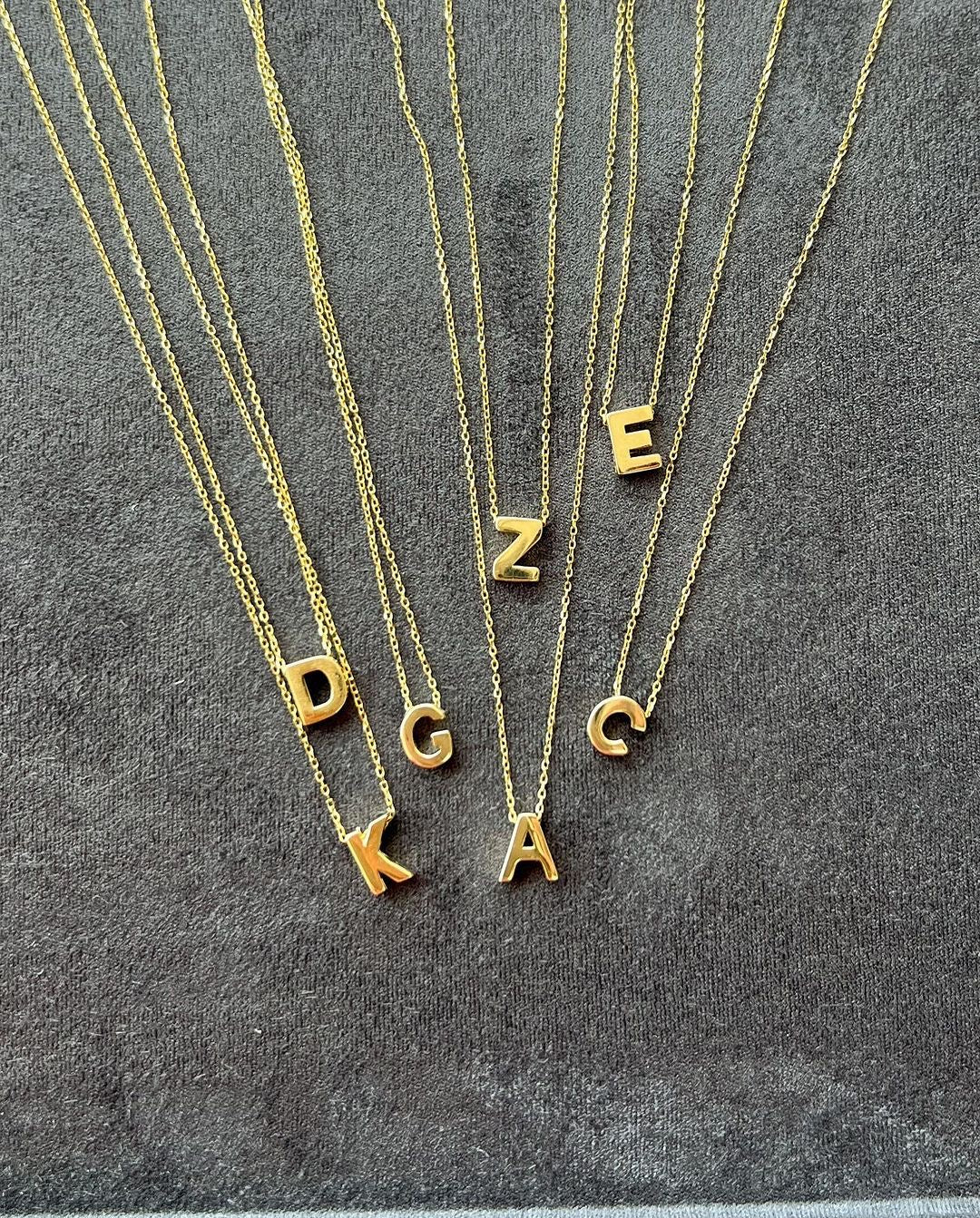 Initial necklace