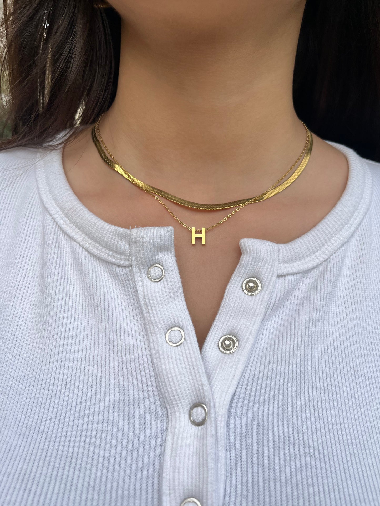 Initial necklace