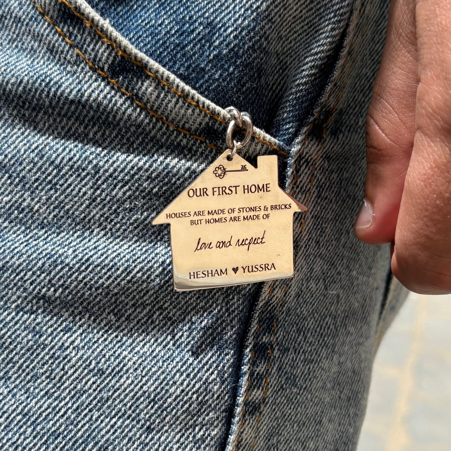 Our First Home ( 2 key chains )