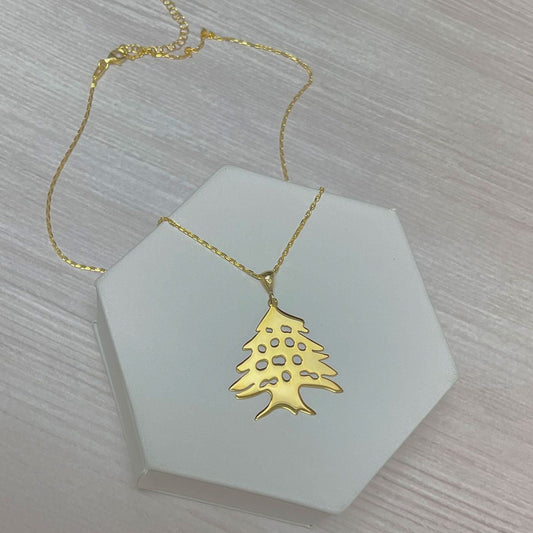 Lebanon tree necklace