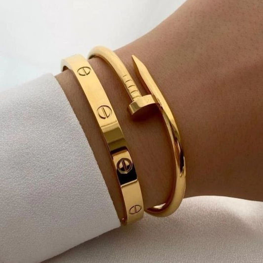 Cartier + nail bracelet