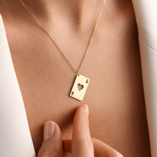 Lucky Card Necklace