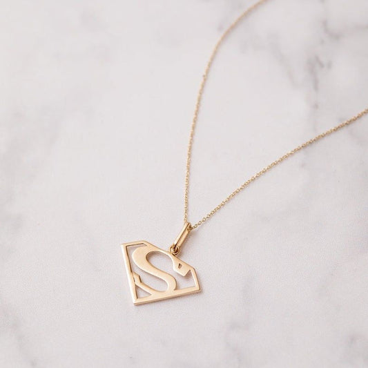 Super man necklace