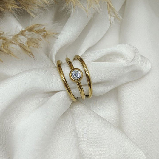 Triple Circled ring